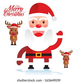 Santa Claus with Deers