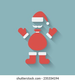 Santa Claus design element - vector illustration. eps 10