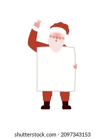 santa claus design over white