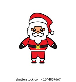 SANTA CLAUS DESIGN VECTOR WITH CHRISTMAS SACK