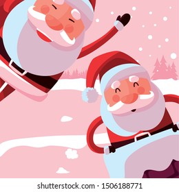 Santa Claus design vector illustration