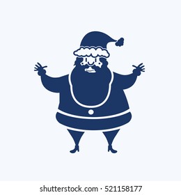 Santa claus design,clean vector