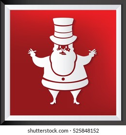 
Santa claus design,clean vector