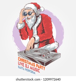 Santa Claus Dj Party