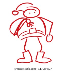 Santa Claus doodle