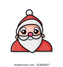 santa claus doodle