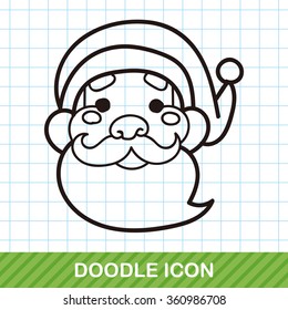 santa claus doodle