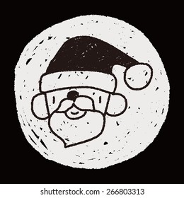 Santa Claus doodle drawing
