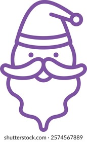 Santa Claus Element For Design Graphic