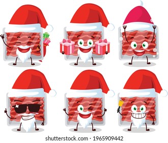 Santa Claus emoticons with ground meat cartoon character