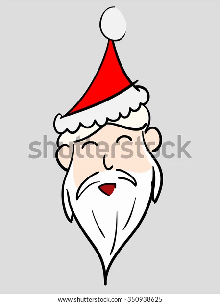 Cartoon Draw Claus Face Pictures Of Santa