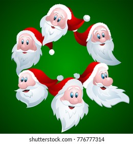Santa Claus Faces