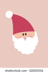 Santa Claus flat icon 