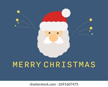 Weihnachtsmann Rahmen Illustrationsmaterial