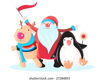 Santa Claus and Friends