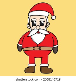 Santa Claus Funny Cartoon Character
