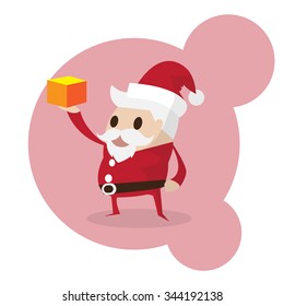 Santa claus gift your box