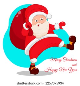 Santa Claus with gifts