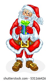 Santa Claus with gifts