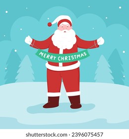 Santa Claus with Gifts Sack