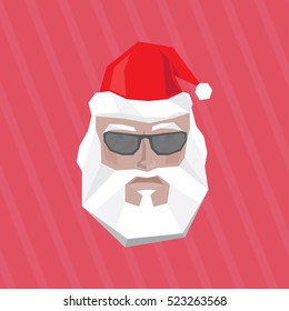 Santa Claus in glasses