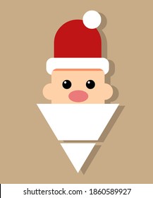 Santa Claus graphic design vector art v3