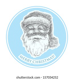 Santa claus. Hand drawn. Vector eps8