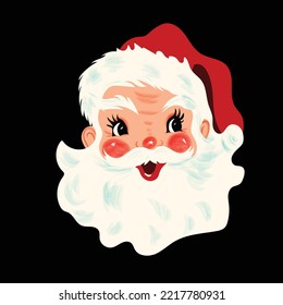 Santa Claus happy charismas illustration.