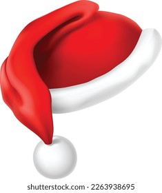 A Santa Claus hat Father Christmas cap design element