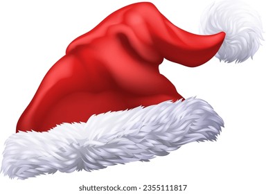 A Santa Claus hat Father Christmas cap design element