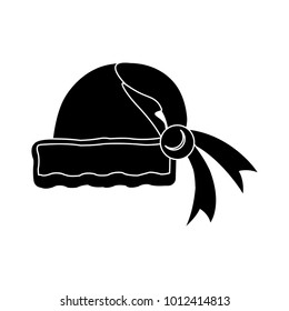 santa claus hat flat icon