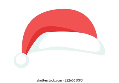 Santa Claus hat flat icon Masquerade costume for festival