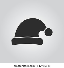 Santa Claus hat flat icon