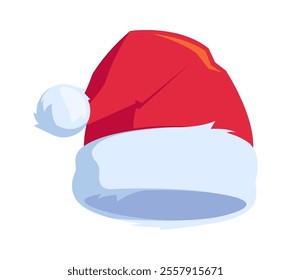 Santa Claus hat with fur