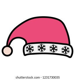 Santa claus hat icon 