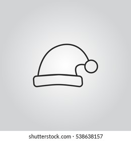 Santa Claus hat icon