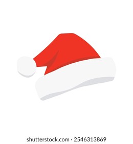 Santa claus hat icon. Clipart image isolated on white background