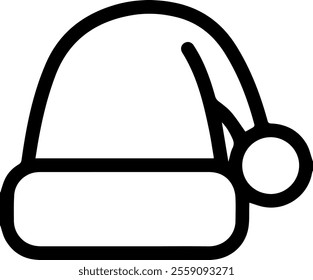 Santa Claus hat icon for templates.