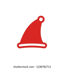 Santa claus hat icon vector design.