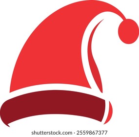 The Santa claus hat image for illustration