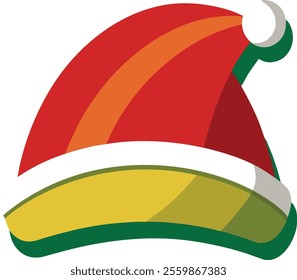 The Santa claus hat image for illustration