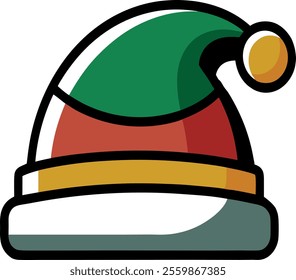 The Santa claus hat image for illustration