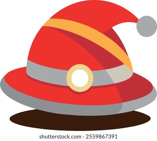 The Santa claus hat image for illustration