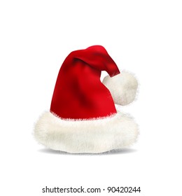 Santa Claus Hat Isolated on white