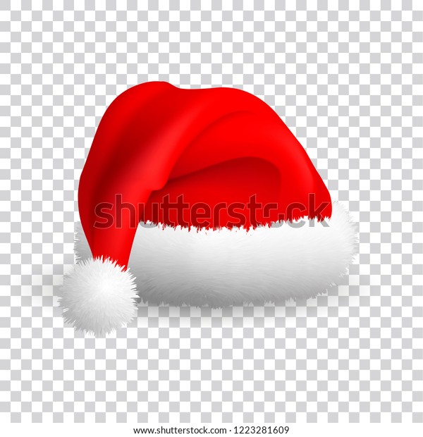 Indsigtsfuld Rosefarve sporadisk Santa Claus Hat Isolated On Transparent Stock-vektor (royaltyfri) 1223281609