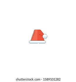 Santa Claus hat with a modern design model. It is said that Santa Claus always gives presents on Christmas.