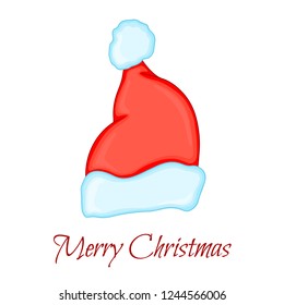 Santa Claus hat for new year and Christmas.