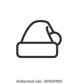 Weihnachtsmütze für Mütze-Mütze Symbol Clip Art