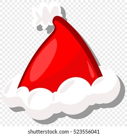 Santa Claus hat. Vector.
