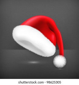 Santa Claus hat, vector